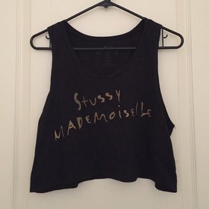 stussy crop top