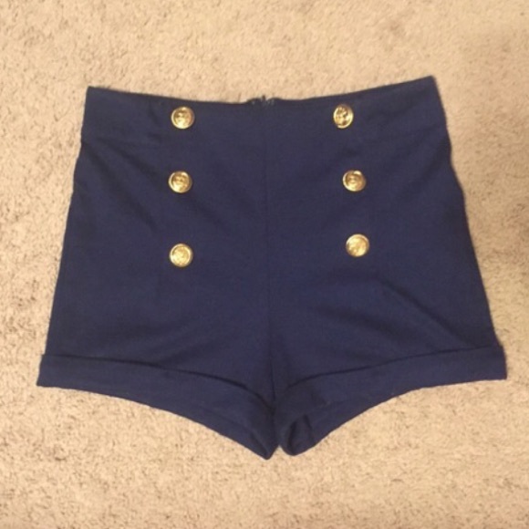 Blue sailor shorts