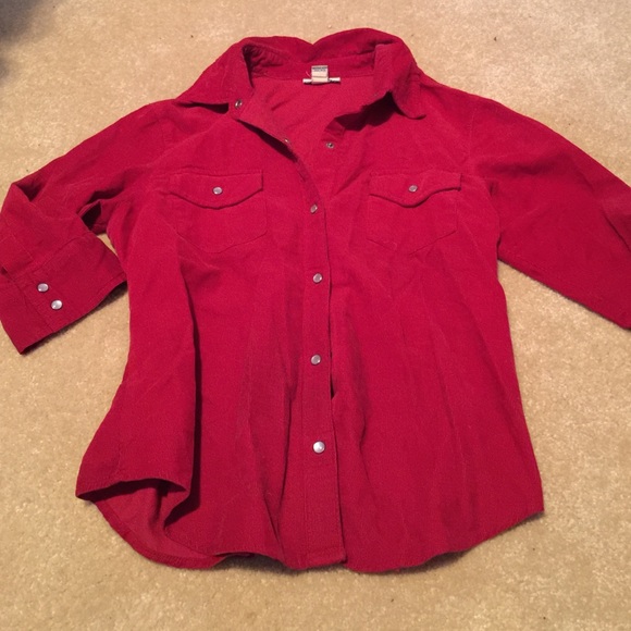 Sold in bundle!  Old Navy Cord Button Up - Picture 1 of 1