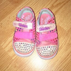 Toddlers Skechers twinkle toes