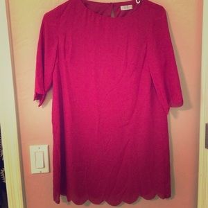 dark wine colored dress