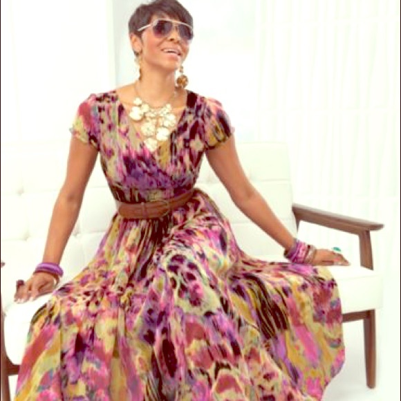 Beautiful ashro watercolor dress
