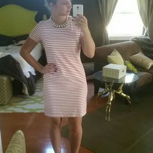 Stripped Briton Dress, red and white