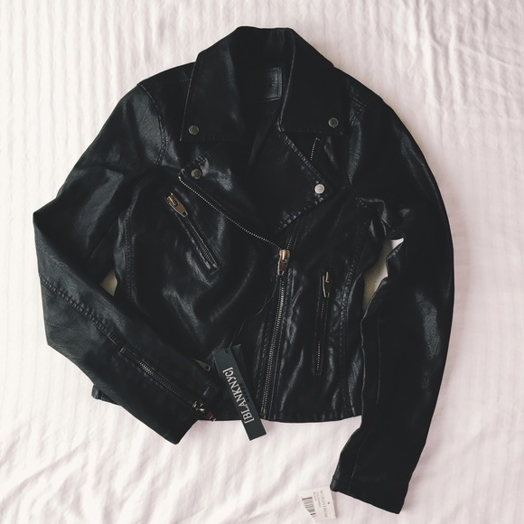 Blank NYC Jackets & Blazers - BLANKNYC Quilted Faux Leather Jacket