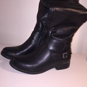 Steve Madden Knee High Black Boots