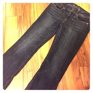 American eagle dark boot cut jeans