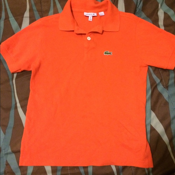 Orange Lacoste Children's Shirt