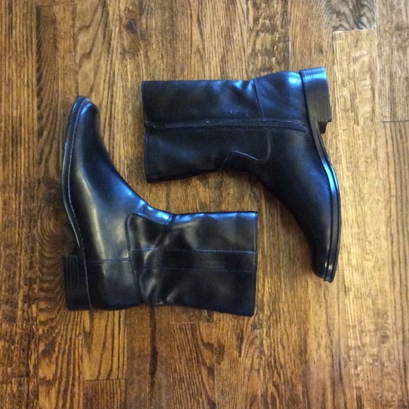 Black Leather Boots