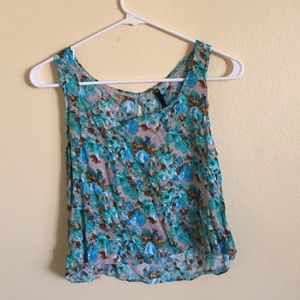Floral Cropped Tank