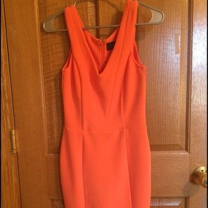 Spring orange dress