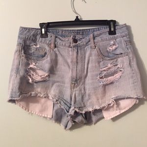 American eagle high waisted shorts
