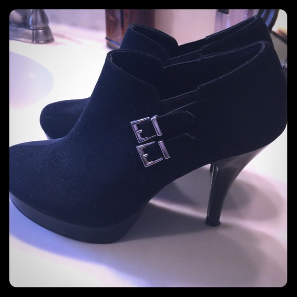 Black booties