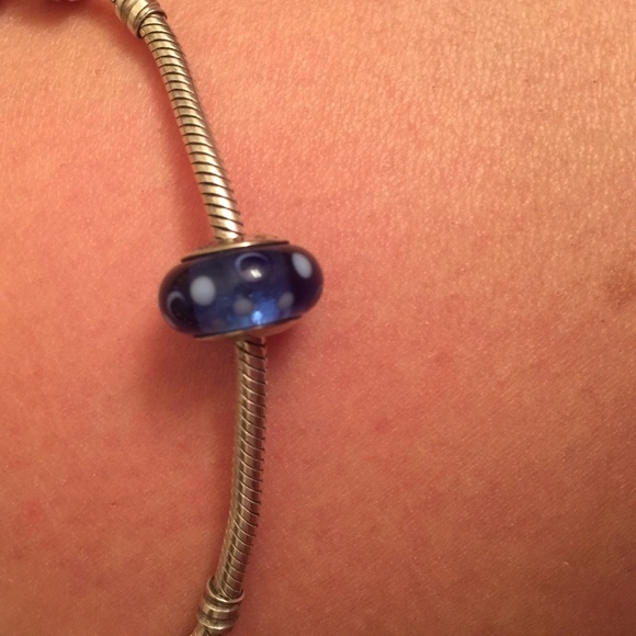 Blue and White Pandora Charm