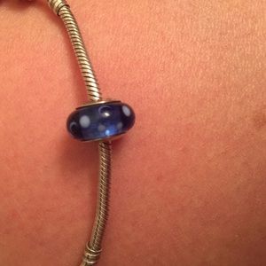 Blue and White Pandora Charm