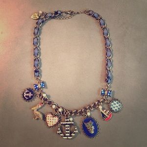Betsy Johnson Nautical Charm Necklace ⚓️