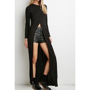 Spiltfront Long Sleeve Tunic/Dress