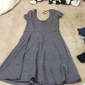 grey-blackish skater dress never worn