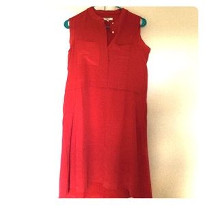 Silk dress from Madewell