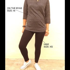 Dark Gray Casual Top