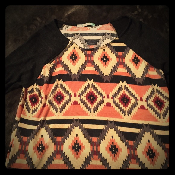 Long sleeved Aztec shirt from Maurice's