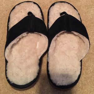 Black Flip Flops