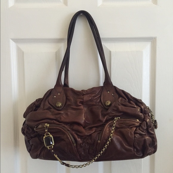 Juicy Couture brown leather purse