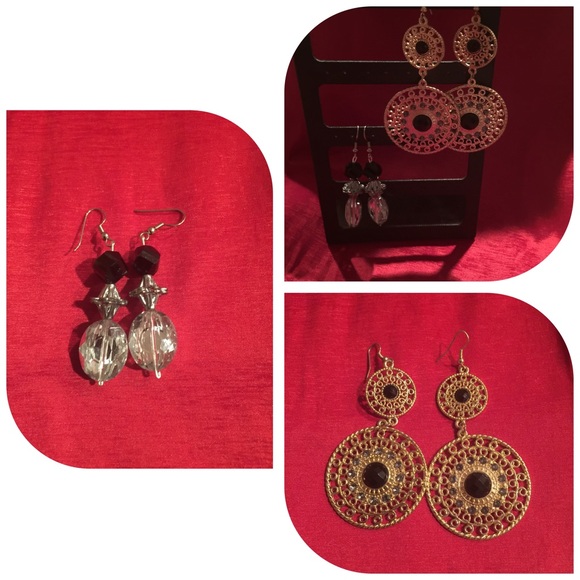 pair of earrings never wore only gold pair avail