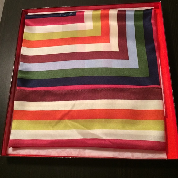 Coach Accessories - Authentic Coach silk scarf!