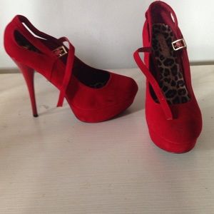 Red stilettos
