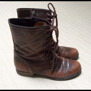 Steve Madden Troopa Boot Brown Leather