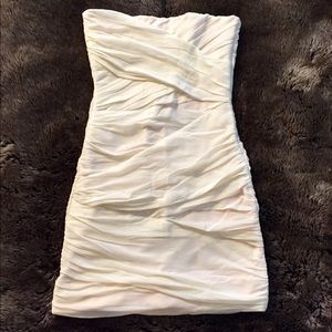 TOPSHOP Off-White Bandage Dress