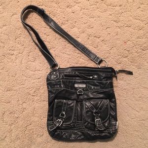 Black crossbody purse