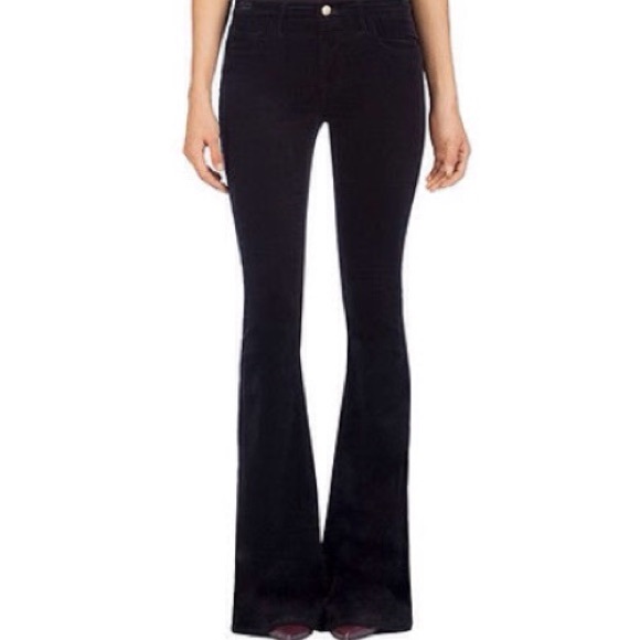 J Brand 1197 Velvet Martini Flare Jeans
