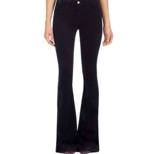 J Brand 1197 Velvet Martini Flare Jeans