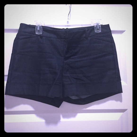 Dark denim shorts