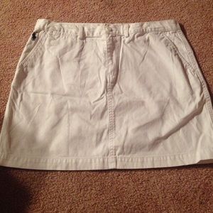 White Ralph Lauren chino skirt