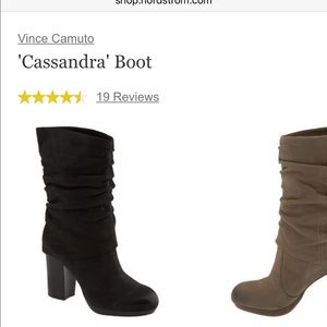 Vince Camuto "Cassandra" 8.5 Black Leather Boot