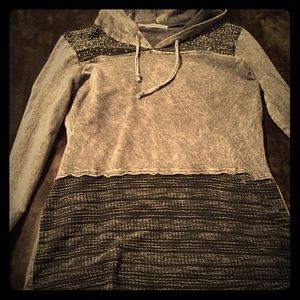 Burnout style hoodie