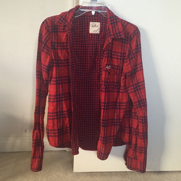 Hollister Red Flannel