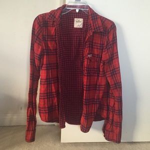 Hollister Red Flannel