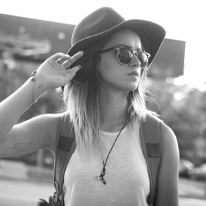 Vintage wind up key necklace.