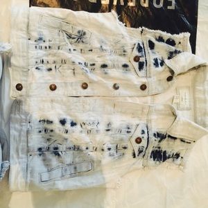 Forever 21 tie-dye vest