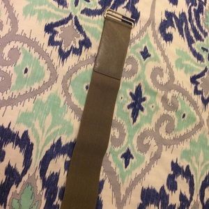 Express Dark Tan thick stretch belt