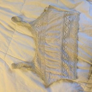 White Lacey bra top