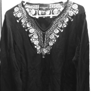 Cynthia Rowley Embroidered Sweater