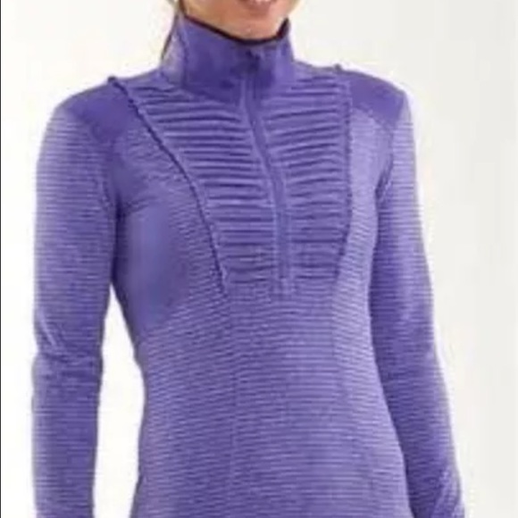 LULULEMON Purple Run Your Heart Out 1/2 Zip 8