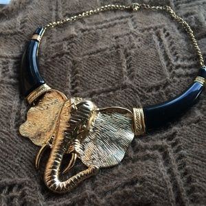 Elephant Bib Necklace