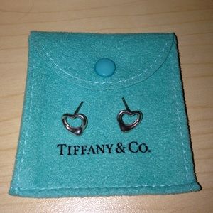 Tiffany and Co. Open Heart Earrings
