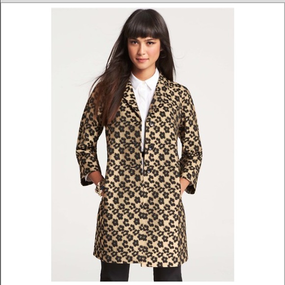 Ann Taylor Leopard Coat