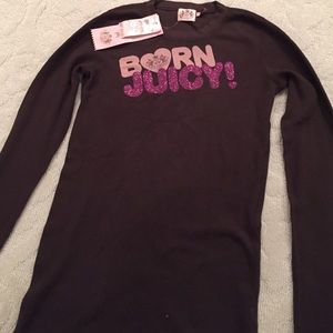 Juicy couture size large long sleeve top